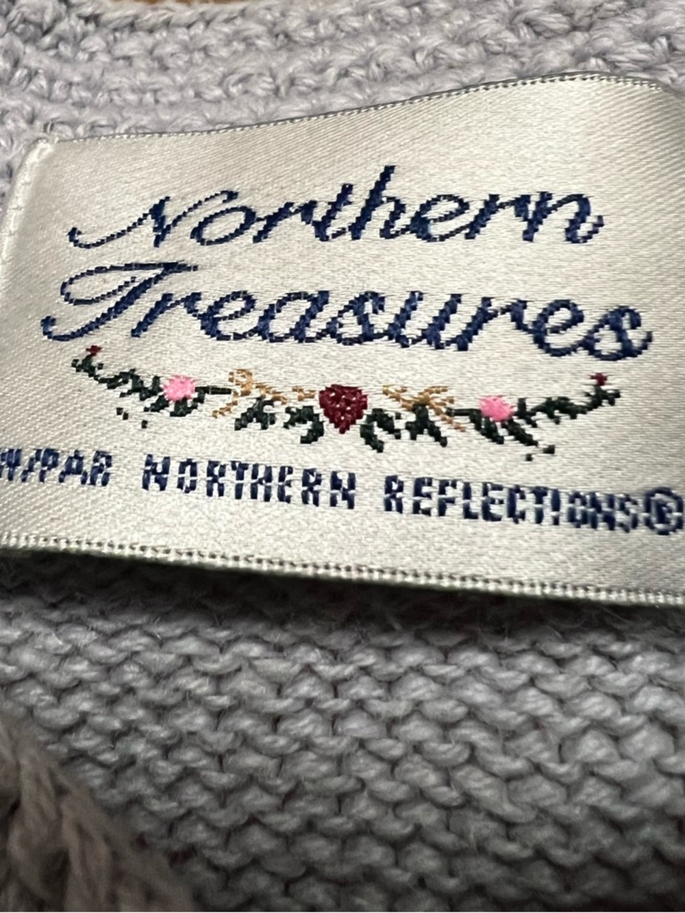 Vintage Northern Treasures Lighthouse Coastal Sailboat Cardigan Sweater XL - Picture 2 of 9